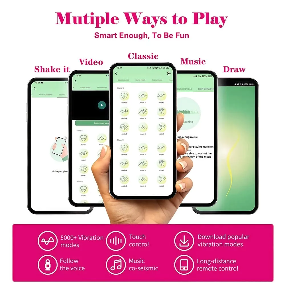 Kontrol Nirkabel Aplikasi Getar Remote Control Celana Dalam Dildo Memakai Telur Bergetar G Spot Stimulator Klitoris Pijat Mainan Seks untuk Wanita — image 6
