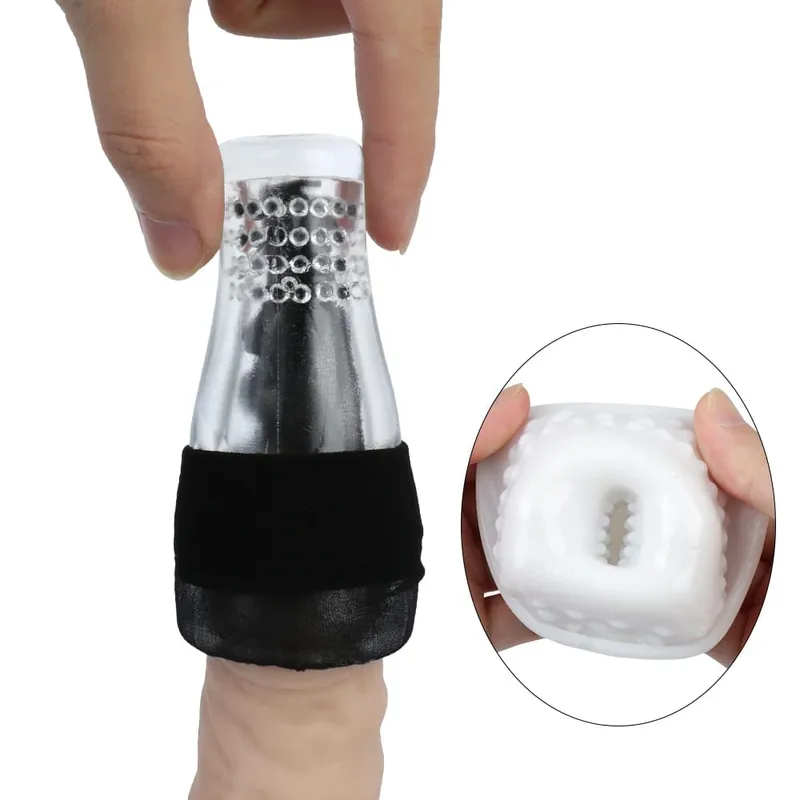88mm Piccolo Masturbatore Maschile Con Maglia Artificiale Vaginale Per Gli Uomini 18 Pene Sucker Glande Succhiare Il Cazzo Ginnico Giocattoli Del Sesso Ritardati — image 2