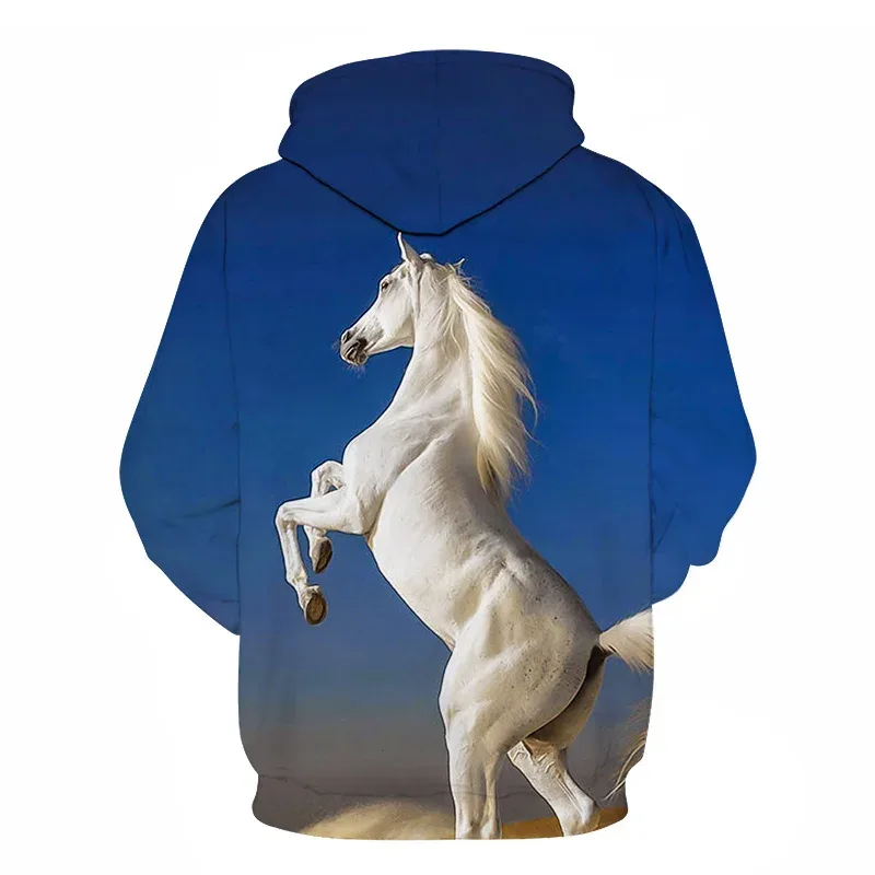 Horse Win Instant Success 3D Print Hoodies Interesting implication Animal Design Men Women Streetwear Pullover Casual Sweatshirt — image 14