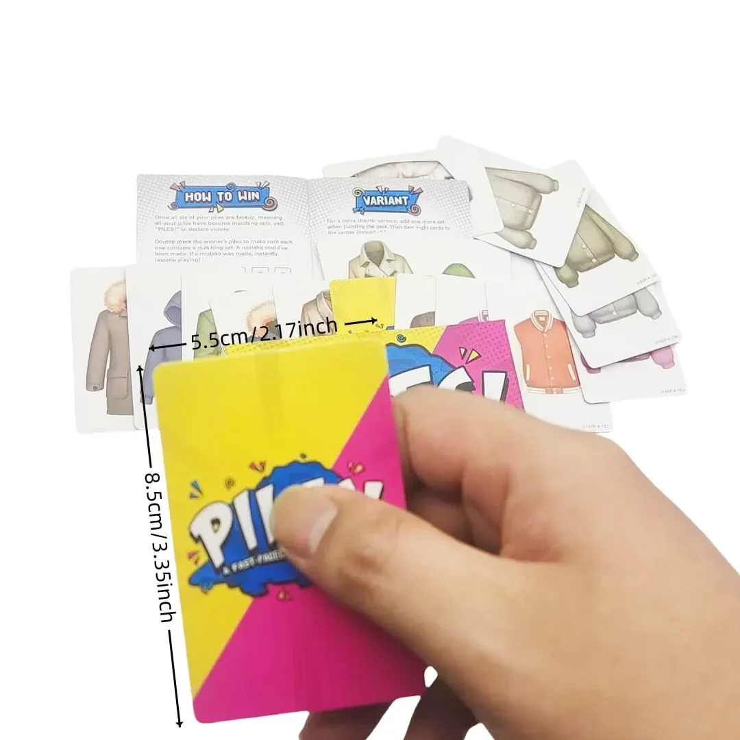 Kleidungs-Matching-Spiel, ein Multiplayer-Casual-Brettspiel, ein Kartenspiel, ein lustiges Tischkartenspielzeug für Partys, Teambildung und Familieninteraktion mit einfachen Regeln, die leicht zu erlernen sind, kreisbasiertes kompetitives Spiel, ein kniffliges Stressabbau-Ac — image 2