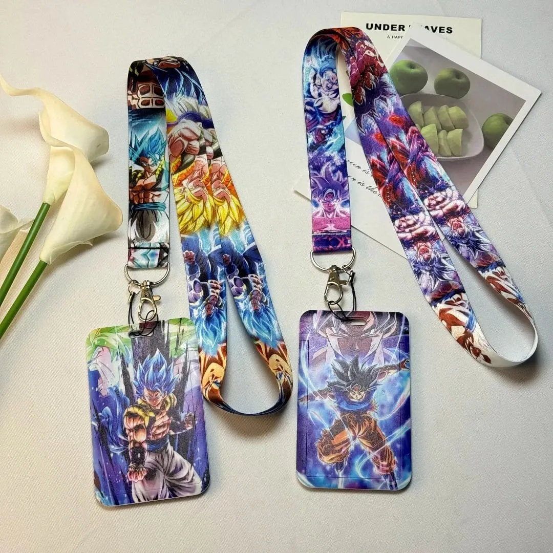Dragon Ball Credential Holder Japanese Anime Lanyards for Key Neck Strap For Card Badge Gym Keychain Keyring Accessories Gifts — image 2