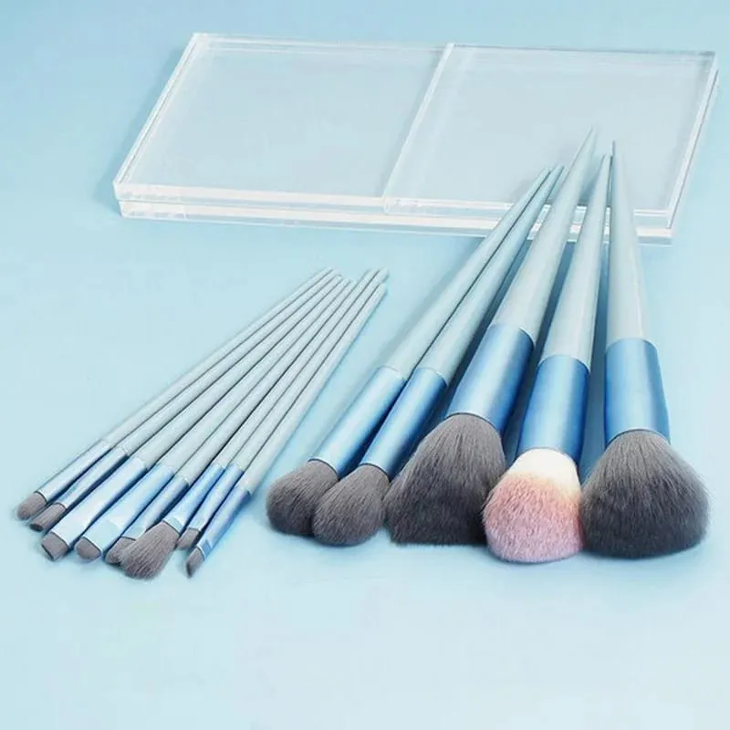 8-13 Stuks Zachte Make-Up Kwasten Set Voor Foundation Blush Poeder Oogschaduw Markeerstift Blending Make Up Cosmetische Borstel Schoonheid gereedschap — image 8