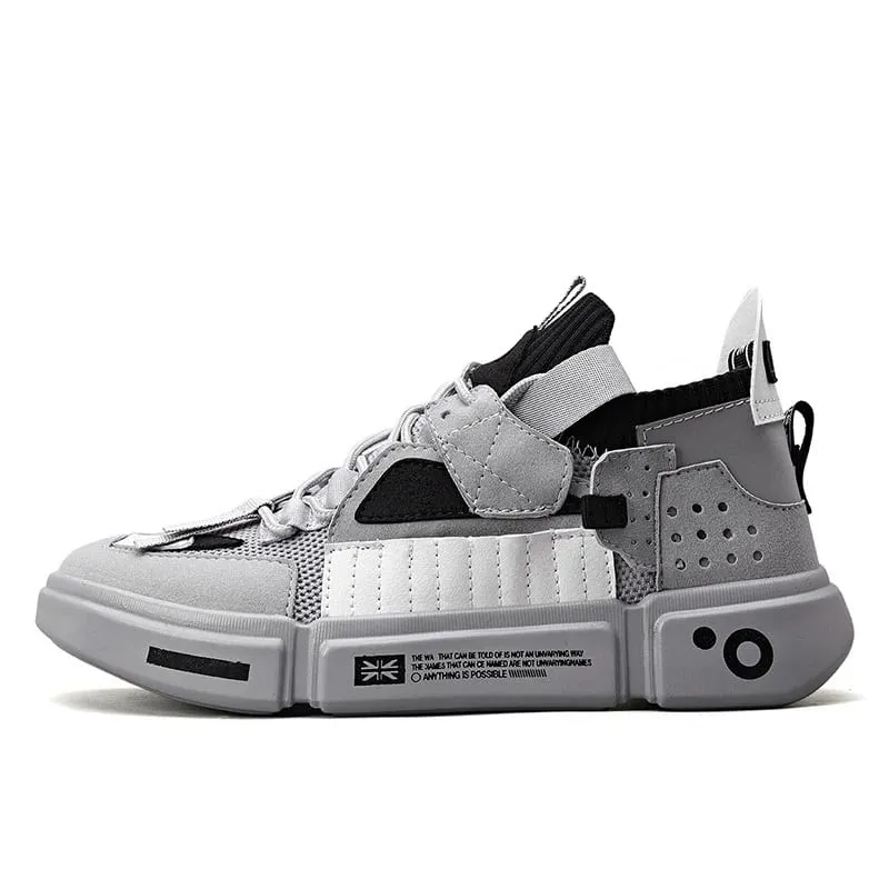 2025 Kasut Lelaki Kasut tervulkan untuk lelaki Kasut Kasual Tidak tergelincir Selesa Bernafas Sneaker Lelaki Tenis Ringan Kasut Mewah — image 3