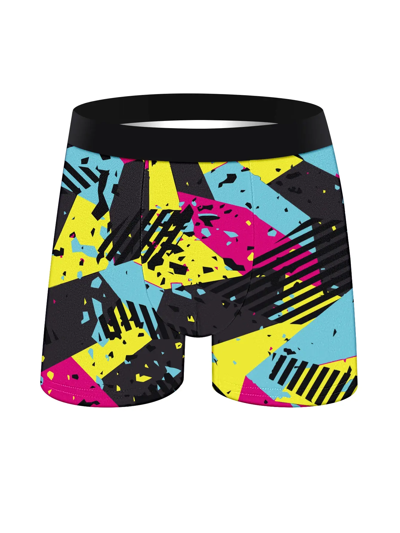 5 Pieces Of Men'S Long Boxer Briefs Soft Comfortable Skin-Friendly Men'S Underwear Explosive Colorful Personality Men'S Pants — image 9