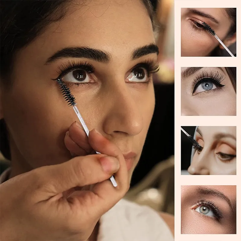 50/150PCS Usa E Getta Pennello Per Ciglia Mascara Bacchette Pennello Per Sopracciglia Applicatore di Trucco per Estensione Delle Ciglia Strumenti di Bellezza — image 5