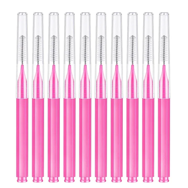 10/20 Pcs Spazzole per sopracciglia Mini Brow Lifting Brush Usa e getta Trucco Strumento per ciglia Dente Pennello interdentale Forniture per estensione ciglia — image 8