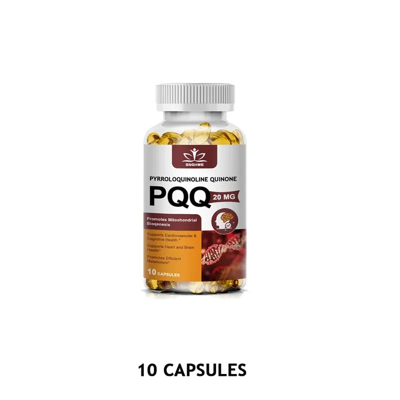 PQQ 20 Mg Capsules|for Vascular Heart & Joint Function|May Help With Decreased Sleep&Cognitive Function Brain Supplements