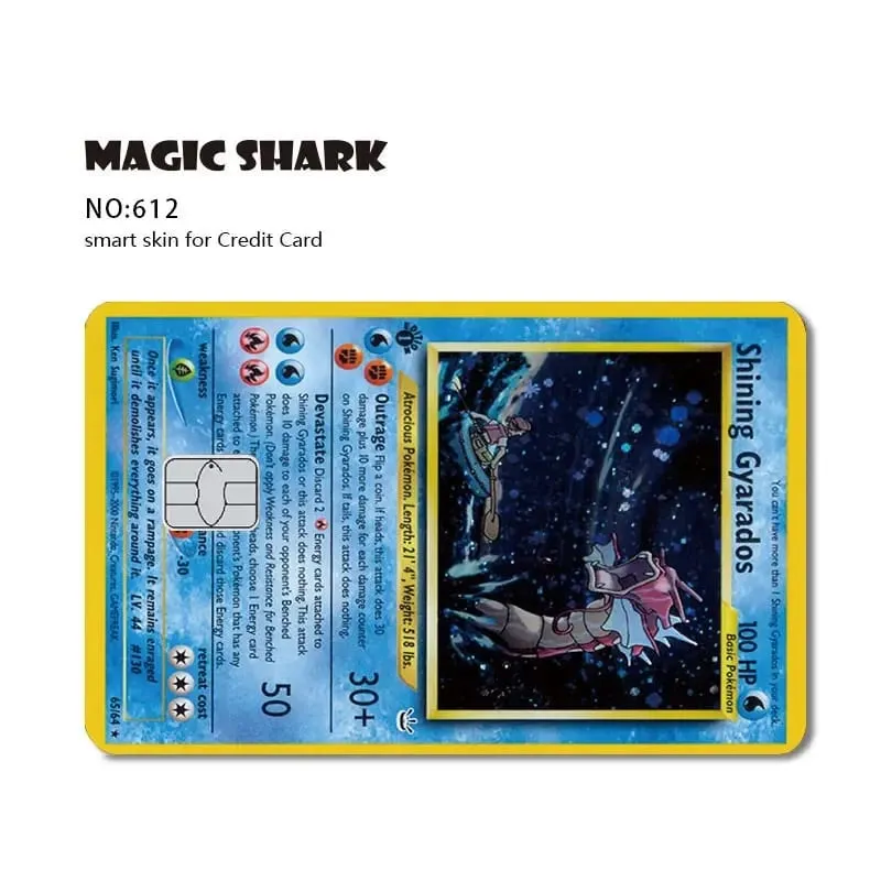 2026 ใหม่ Charizard Blastoise Bulbasaur Eevee Metwo สติกเกอร์ฟิล์มผิวสำหรับบัตรเครดิตเดบิตการ์ด — image 14