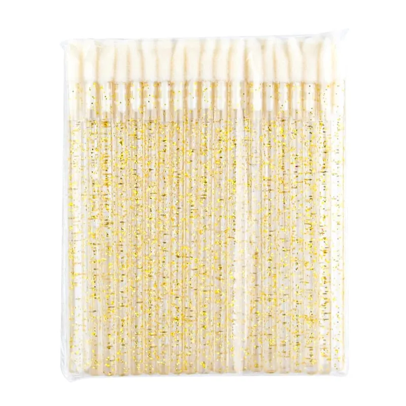 50 Stücke Lippenpinsel Kristall Wimpernverlängerung Pinsel Mascara Applikator Lippenstift Zauberstäbe Set Frauen Make-Up Pinsel Werkzeuge — image 9
