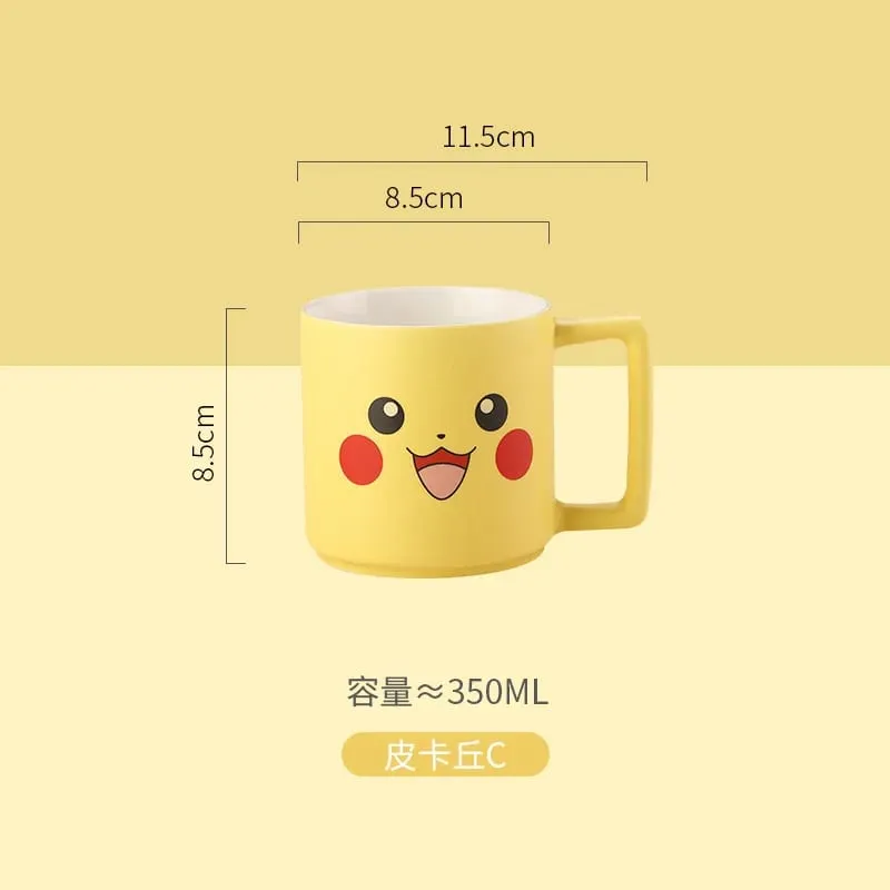 New Cartoon Pokemon Pikachu Mug Breakfast Milk Cup Cute Drink Tableware Ceramic Coffee Cup Gift Dessert Kawaii Drinkware Kitchen — image 9