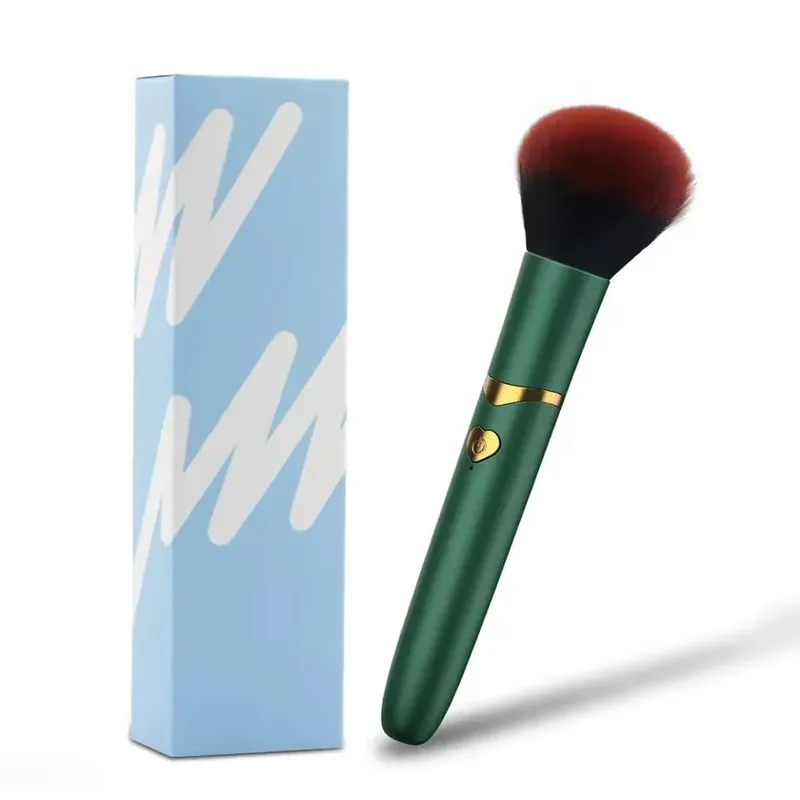 Vibrerende makeupbørste massageapparat Stærkt chok kvindelig orgasme klitorisstimulator 7-trins AV Wand Vibrator Voksen sexlegetøj til kvinder — image 8