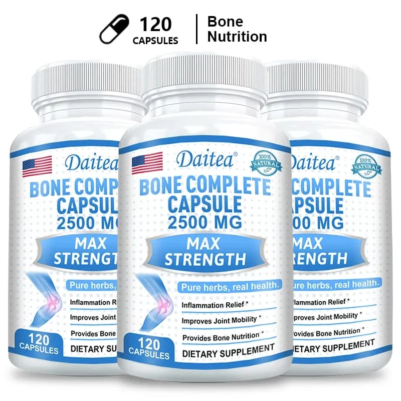 Capsule ossee di collagene Calcio, magnesio e vitamine Supportano la densità ossea Assorbimento del calcio Cartilagine e salute delle articolazioni — image 11