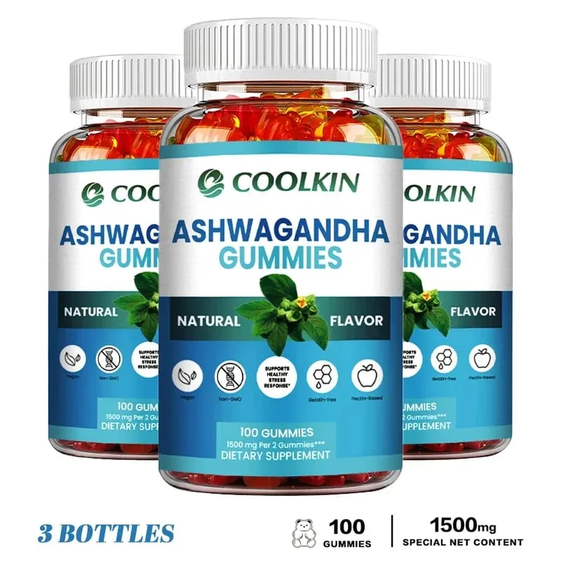 Gummies Ashwagandha - บรรเทาความเครียดปรับปรุงความเข้มข้นส่งเสริมสมองและสมดุลพลังงานและปรับปรุงสุขภาพการนอนหลับ — image 11