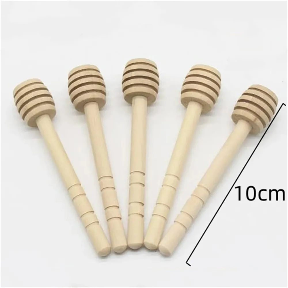 100 ชิ้นไม้น้ำผึ้ง Dipper Stick Server สำหรับน้ำผึ้ง Dispense Drizzle น้ำผึ้ง — image 8