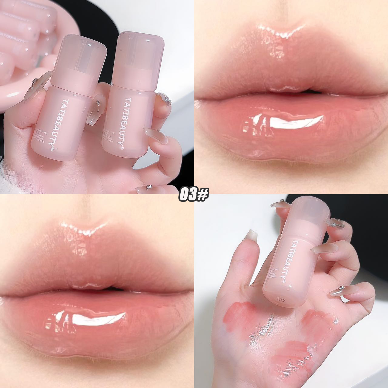 Spiegel Wasser Lip Gloss Kristall Gelee Lippenstift Feuchtigkeitsspendende Plumping Feuchtigkeitsspendende Farbige Lip Tint Lippen Pflege Make-Up Schönheit