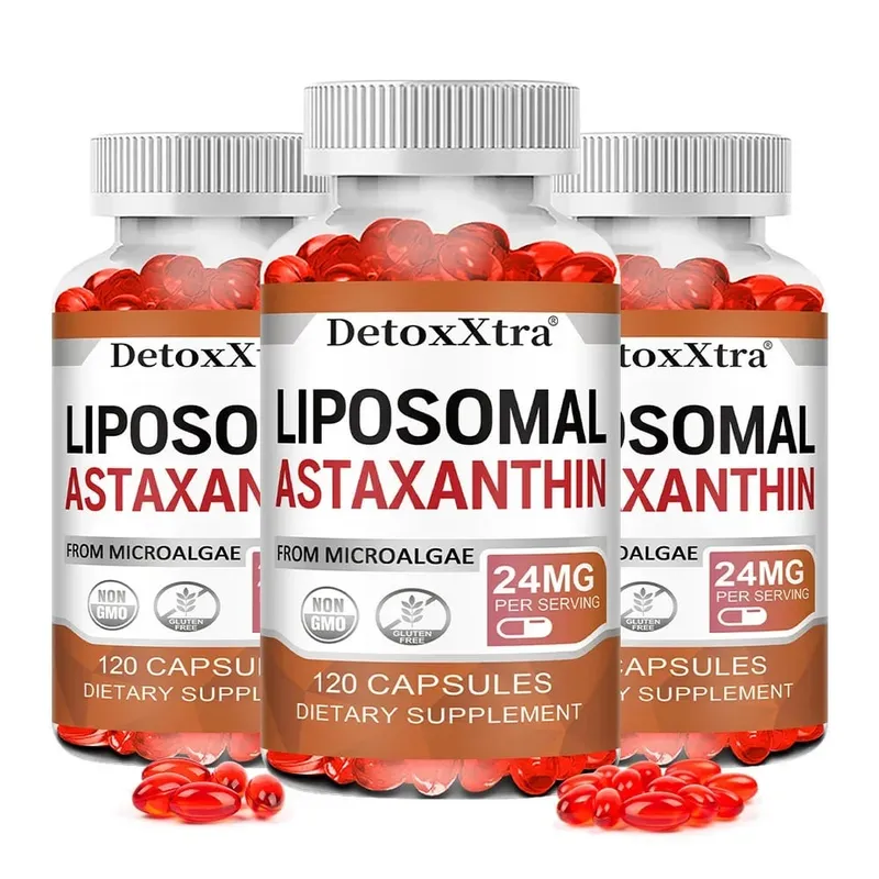 Liposomal Astaxanthin 24mg Antioksidan Premium Penyerapan Tinggi Menyokong Metabolisme Kulit Mata Kesihatan Sendi & Imun Bukan GMO — image 11