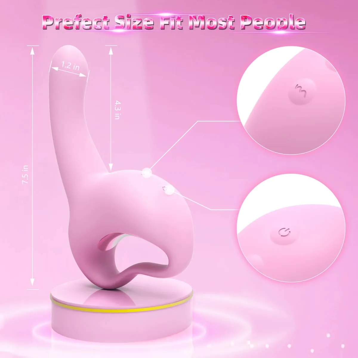 Ruční silný šok Anální vibrátor Rytí prstem Vibrační dildo Masážní dildo Muž Masturbace Sexuální hračky G-Spot Sexmachine — image 6