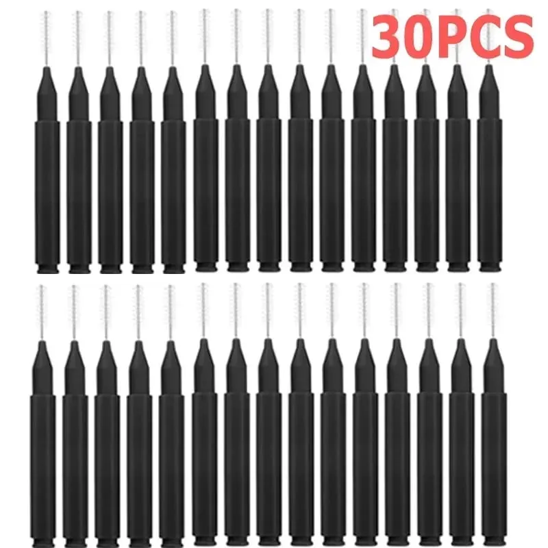 50 DB Mini szemöldökkefe Hordozható szemöldökápoló kefék eldobható hajlítható mikro szempilla szemöldökemelő kefék applikátorok eszközök — image 11