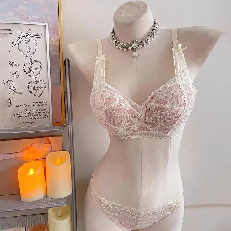 セクシーな BANERDANNI Halter Bow Krajka Podprsenka Vycpaná Push Up Wireless Bez kostice Měkké vnitřní prádlo Spodní prádlo Malé poprsí Každodenní pohodlné nošení` — image 11
