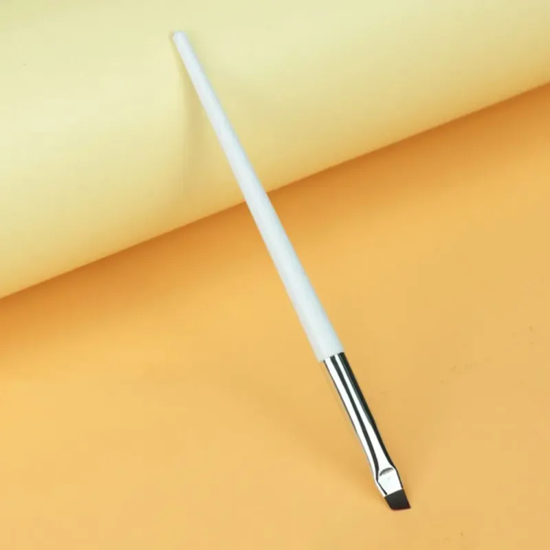 Make-up Tool Šikmý kosmetický štětec Plochý štětec na tužky na obočí Štětec na obočí Čepel štětce na make-up Štětečky na jemné oční linky šikmé