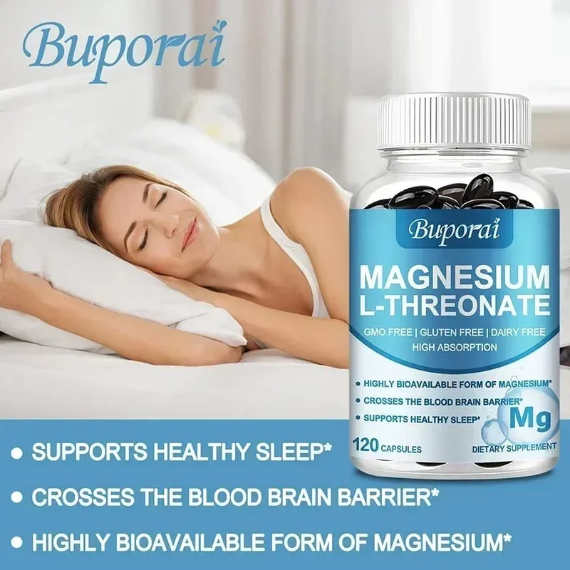 Magnesium L Threonate Supplement - Muscle Strength Bone and Joint Health Focus and Memory Enhancer Supports Nerve FunctionSup — image 2