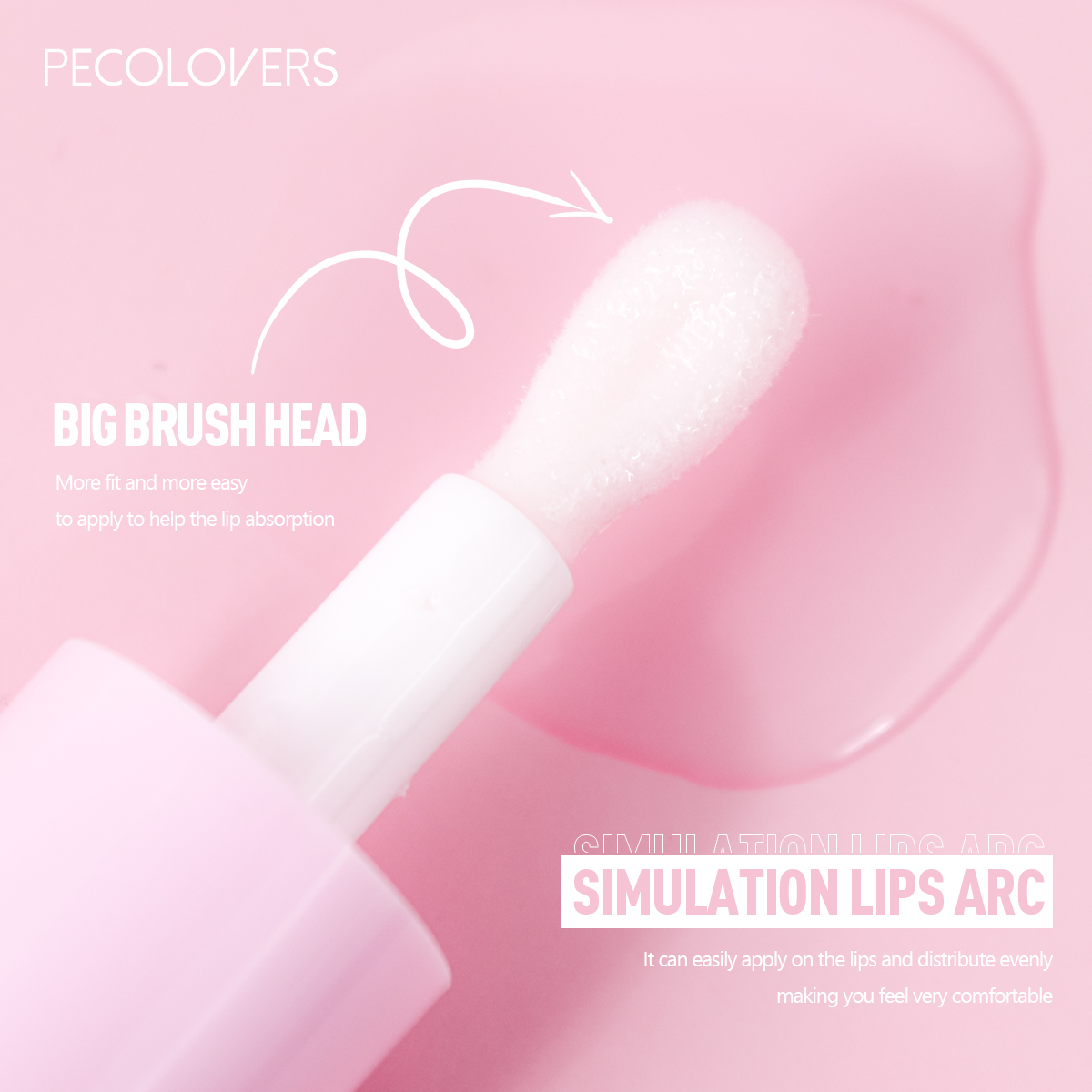 Glitter Plumping Lip Gloss Jelly Strawberry Moisturizer Minyak Bibir Buah-buahan Telus Kesepenuhnya Telus Tint Bibir Gel Tiub Lembut Makeup Penjagaan Bibir — image 6