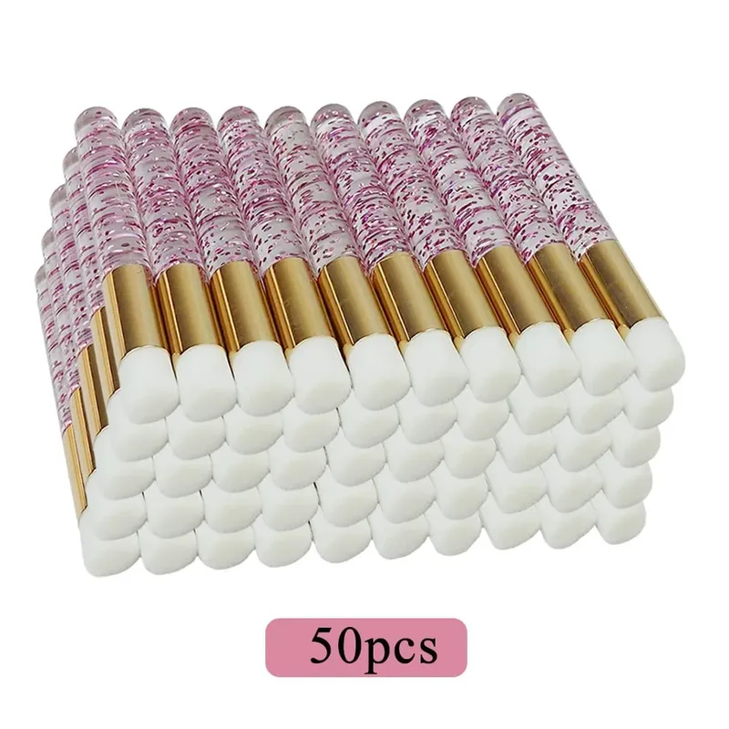 50/100 Chiếc Mi Bàn Chải Làm Sạch Cho Cây Nối Mi Lấp Lánh Làn Mi Dầu Gội Bàn Chải Mũi Làm Sạch Lỗ Chân Lông Dụng Cụ Trang Điểm