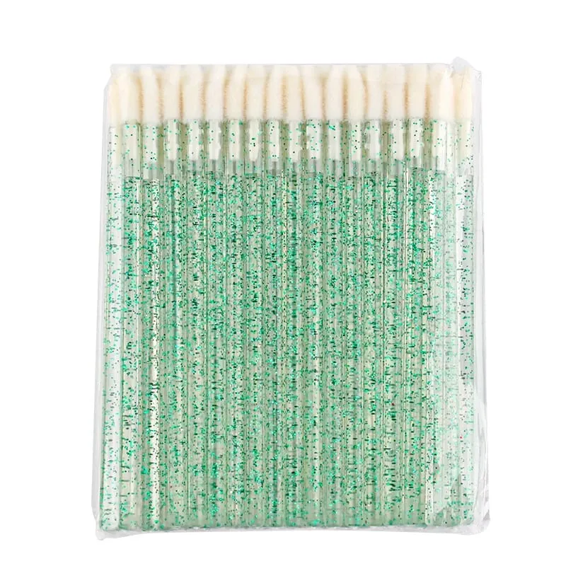 50 Stücke Lippenpinsel Kristall Wimpernverlängerung Pinsel Mascara Applikator Lippenstift Zauberstäbe Set Frauen Make-Up Pinsel Werkzeuge — image 11