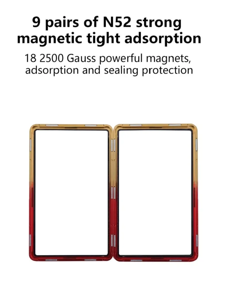 Étui de protection pour cartes classées en alliage d'aluminium, couleur dégradée, pour PSA/BGS, résistant aux UV et aux rayures, support d'affichage pare-chocs pour cartes de commerce — image 4