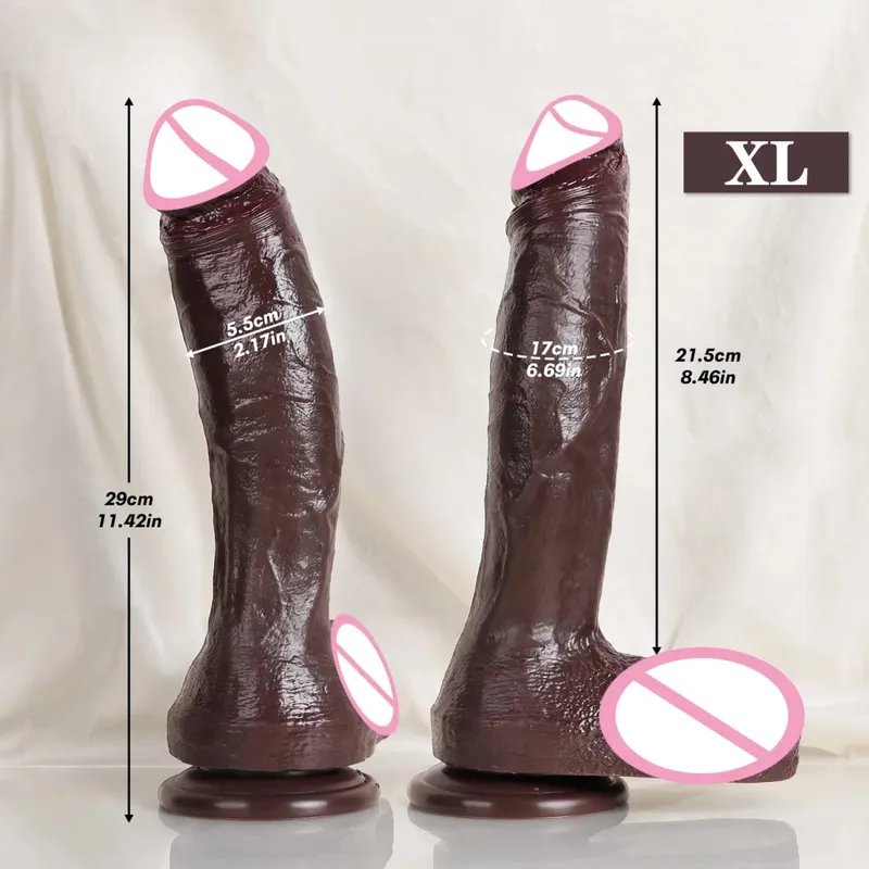 Vibrador realista pênis macio duplo silicone vibradores vaginal e anal masturbador pau grande para mulher masturbação adulto brinquedo sexual 18 + — image 16