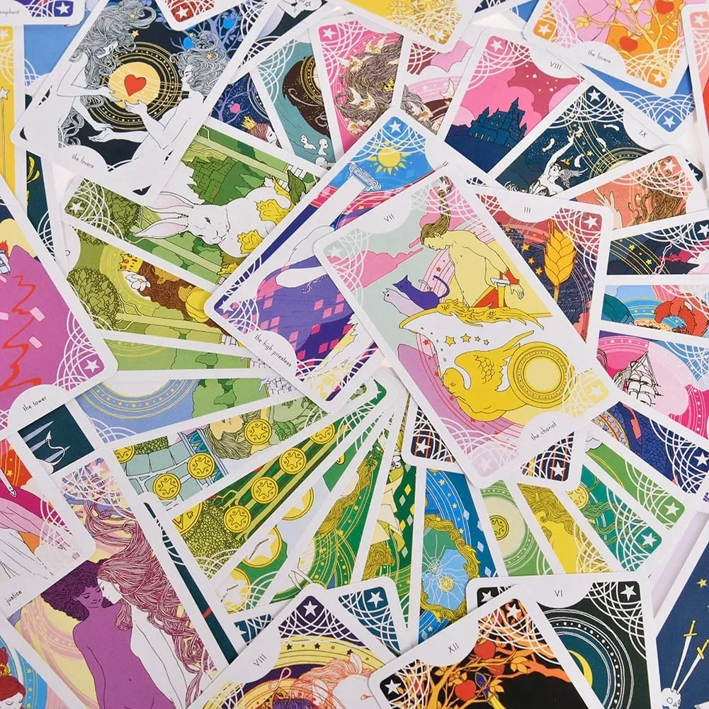 Star Spinner Tarot Cards A 81 Tarot Table Deck Oracle Card English Fun Playing Divination Fate Board Games for Women — image 6