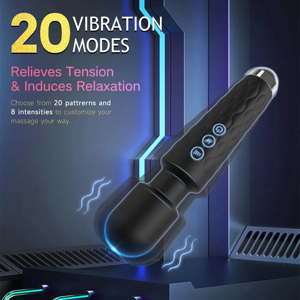 AV Vibrators สำหรับผู้หญิง 20 ความเร็ว Magic Wand G Spot นวด Dildo Clitoris Stimulator ผู้ใหญ่เพศหญิงเร้าอารมณ์ของเล่น — image 2
