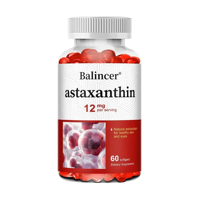 Astaxanthin 12mg - Supports Eye Health Joint Health Internal Circulation Skin Health Boosts Immunity Improves Digestion — image 9