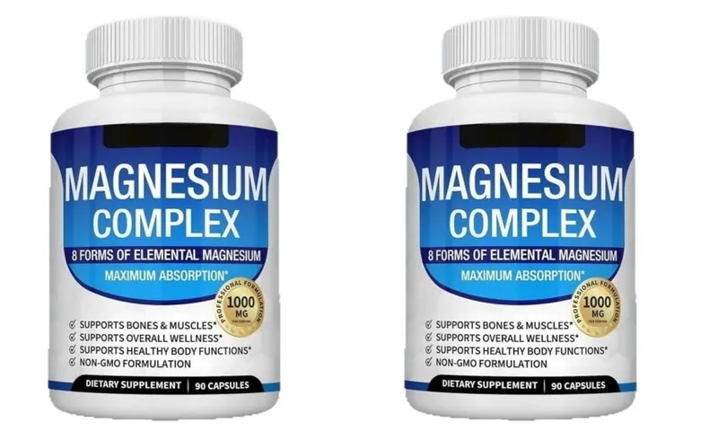 Viên nang phức hợp magiê với 8 dạng bổ sung khoáng chất magiê để hỗ trợ xương và cơ bắp & giấc ngủ ngon 90 viên