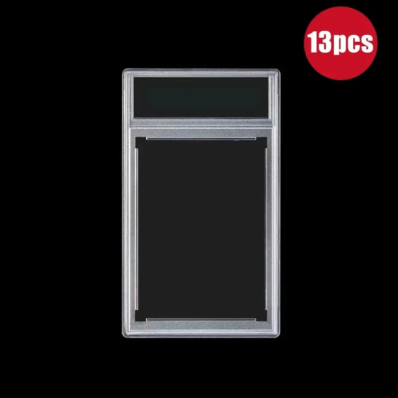 Trading Card Protector with Snap Closure Removable Graded Card Holder Durable Plastic Case Rating Card Slab — image 7