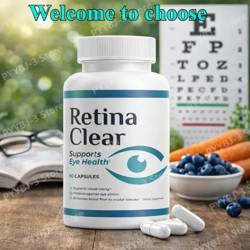 60 capsule per la protezione degli occhi supportano la chiarezza visiva e alleviano l'affaticamento degli occhi. Contengono multivitaminici di luteina e zinco — image 1