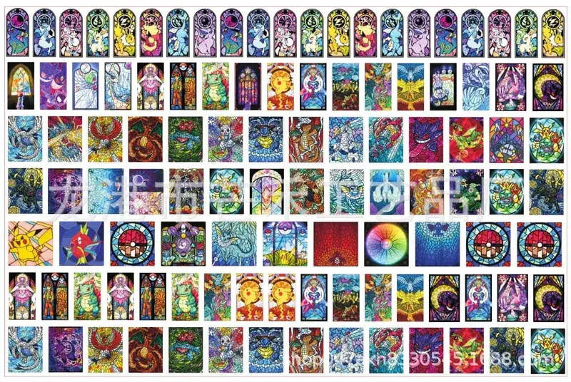 Pokemon acrilico fai da te patch ciondolo Kawaii taglio a forma speciale cartone animato anime stampa fronte-retro portachiavi materiale forcina — image 16