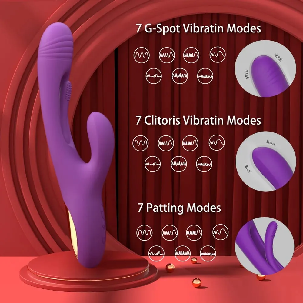 Lapací poklepávací vibrátor pro ženy Stimulátor klitorisu bodu G Dildo Vibrační masážní přístroj na bradavky vagíny Dámské pohlaví Tos Zboží pro dospělé — image 2