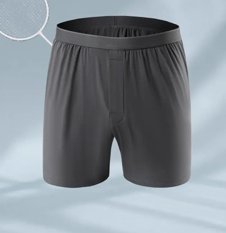 1/2Pcs Modal Mens Aro Pants Seamless Loose Solid Color Breathable Panties Elastic Underwear Boxer Shorts Homewear Underpants — image 2