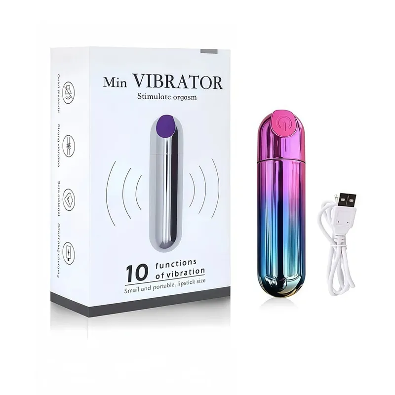 G Spot Vibrator yang berkuasa untuk Wanita Peluru Mini Perangsang Kelentit Palam Dubur Pengurut Faraj Bergetar Telur Melancap Mainan Seks — image 4