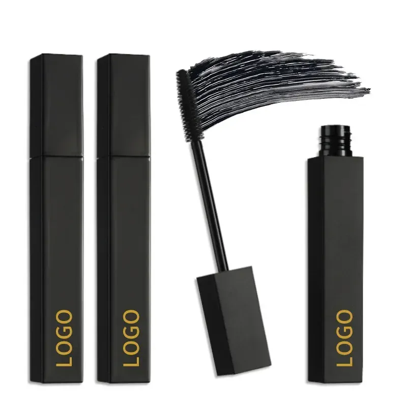 Individuelles Logo 8g Mascara Private Label Silikonbürste Reinschwarze Wimpern Wischfreies, wasserfestes Augen-Make-up Großhandel Vegan — image 2