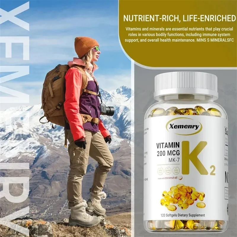 Vitamin K2 MK-7 Supplement - Supports Bone Density Teeth Skin Heart Health and Immunity — image 4