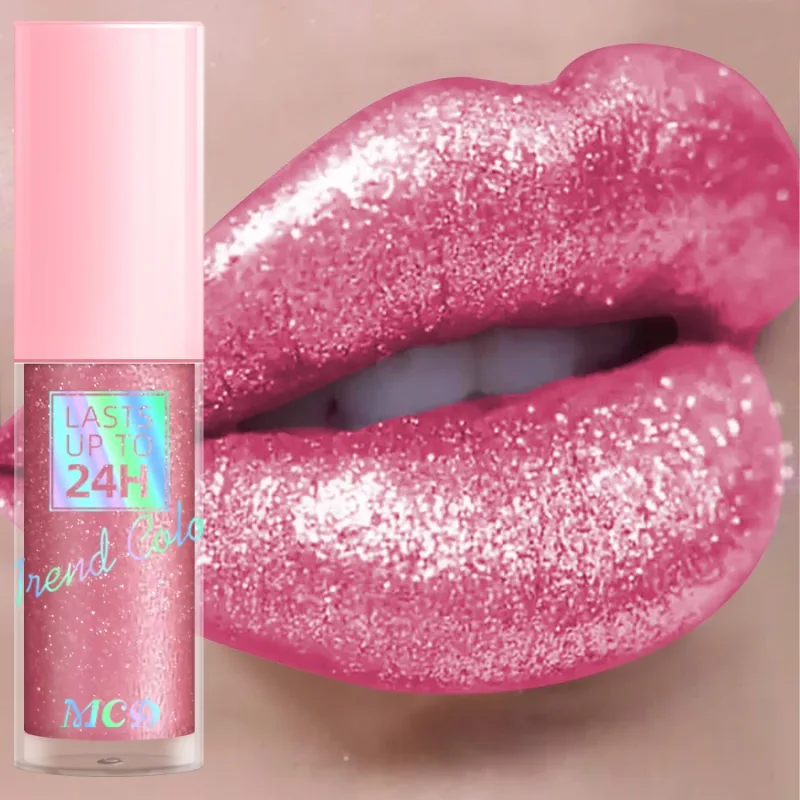 Rouge à lèvres liquide métallique imperméable, brillant à paillettes, longue durée, perle brillante, haute pigmentation, teinte, cadeaux de maquillage coréen, 1 pièce — image 2