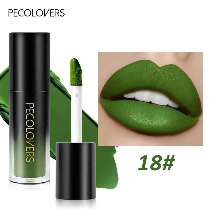 หลายสี Matte Velvet ลิปกลอสกันน้ำ Long-Lasting Non-Stick CUP Smooth ลิปสติกใช้สีสูง Rendering — image 9