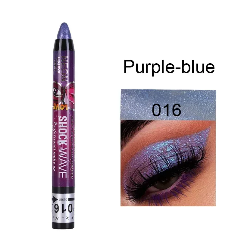 2 In 1 Eyeshadow Lipstick Stick Pencil Waterproof Glitter Matte Eye Shadow Makeup Pigment Eyeshadow Pen