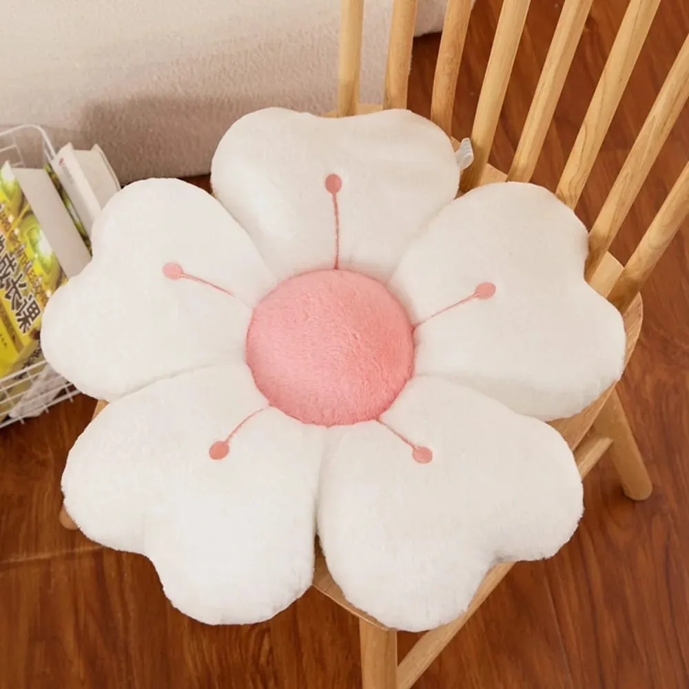 Bantal Lempar Berbentuk Bunga Lembut Bantal Lantai Nyaman Bantal Dekorasi Sofa Hadiah Bantal Kursi Kasur Lucu — image 9
