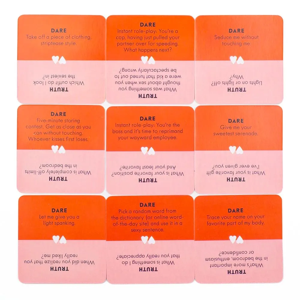 Lustiges, spannendes Brettspiel für Erwachsene „Wahrheit oder Pflicht“ für Paare, englische Version, Partyspiel für Liebhaber, mit 51 Teilen — image 6