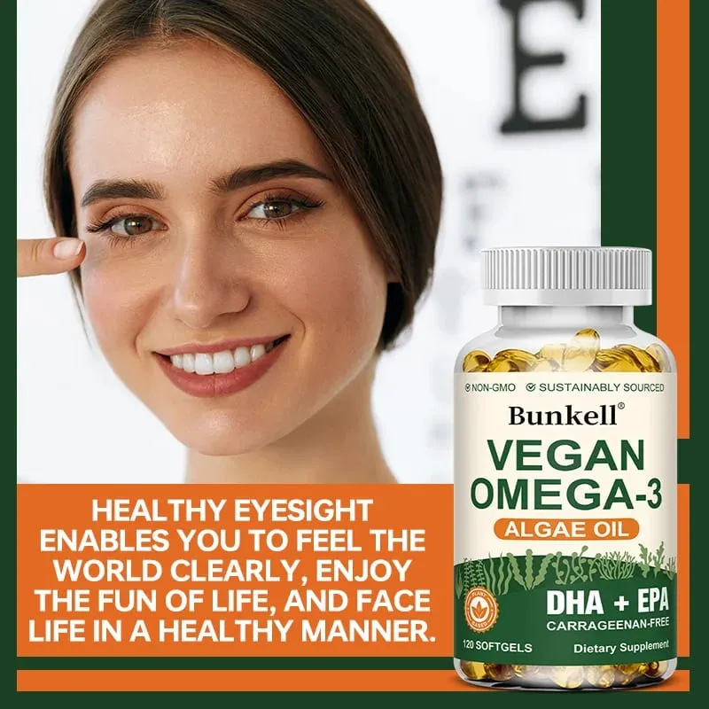 L'integratore di olio di alghe da 1000 mg supporta la salute cardiovascolare del cervello e la salute della vista, antinfiammatorio e antiossidante — image 2