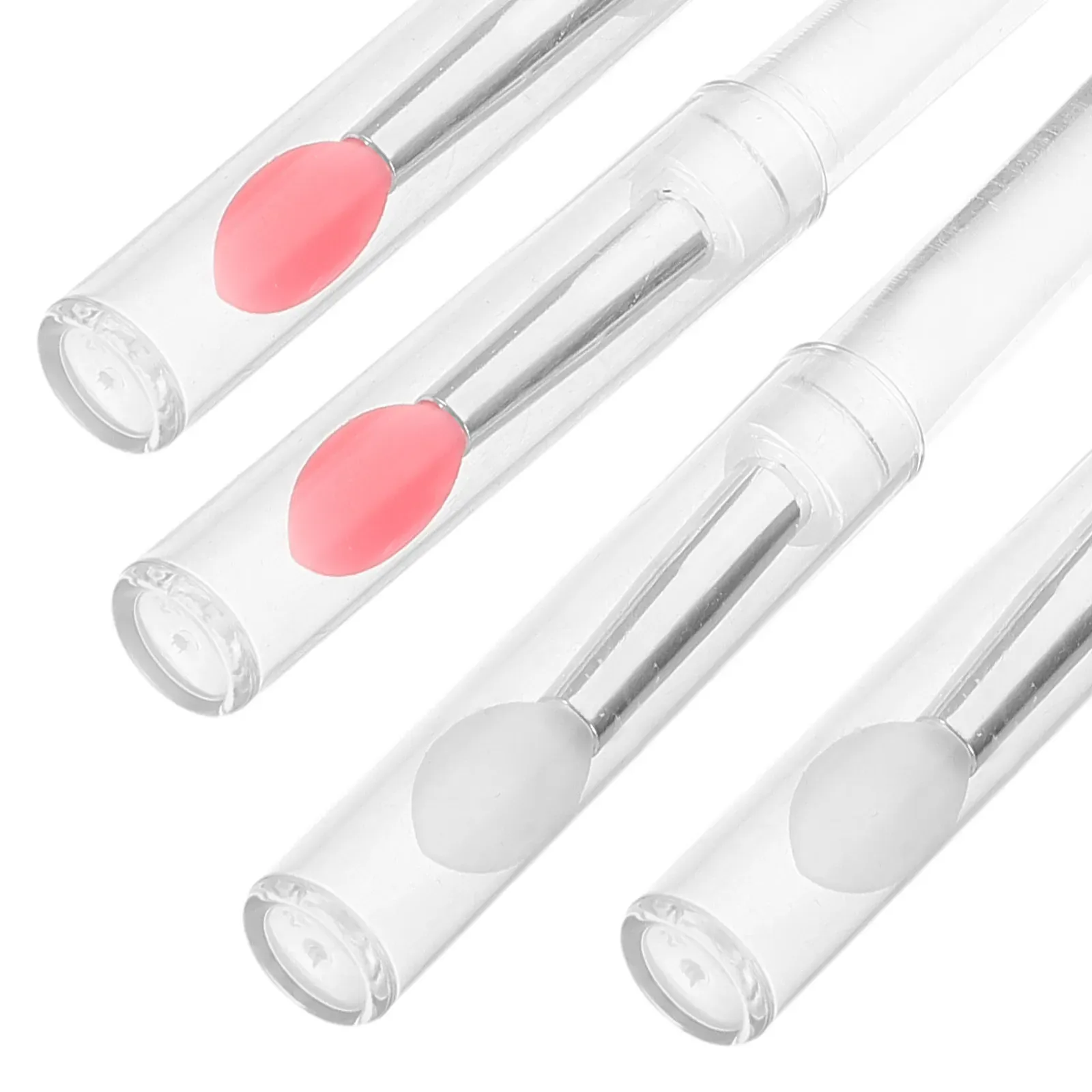 3/5/10PCS Wiederverwendbare Lippen Pinsel Silikon Lippen Maske Applikator Transparent Lippenstift Werkzeug Für Lip Gloss Lidschatten pinsel Make-Up-Tools — image 6