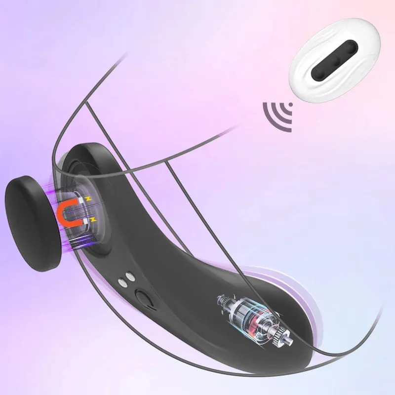 Wearable Clitoris Vibrator Women Panties Vibrator APP Remote Control Clit Stimulator Magnetic Anti-detachment Sex Toy for Women — image 9
